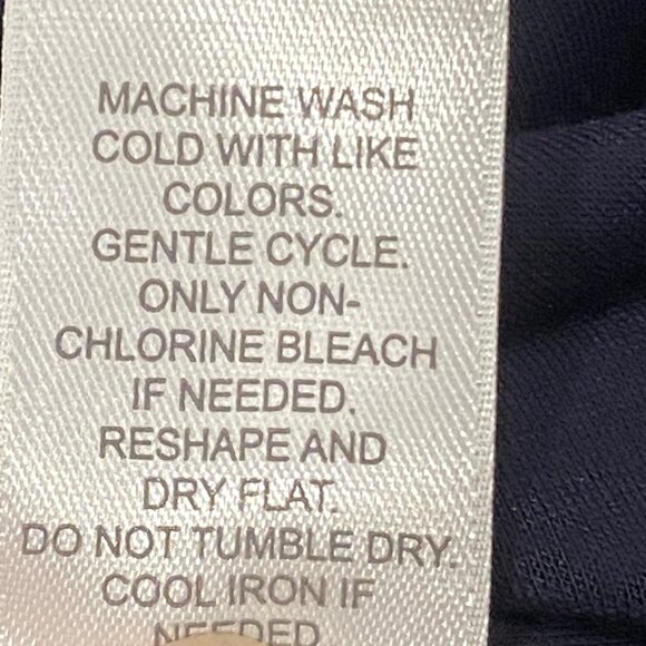 J. Jill Wearever Collection Womens pull on ponte knit Navy Wide Leg Pants Size M - Picture 4 of 8